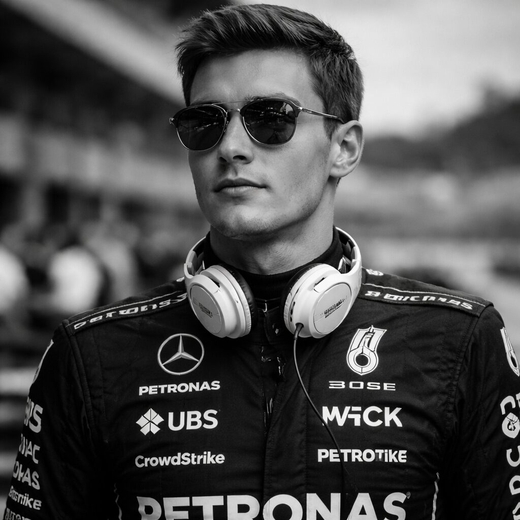 George Russell sunglasses