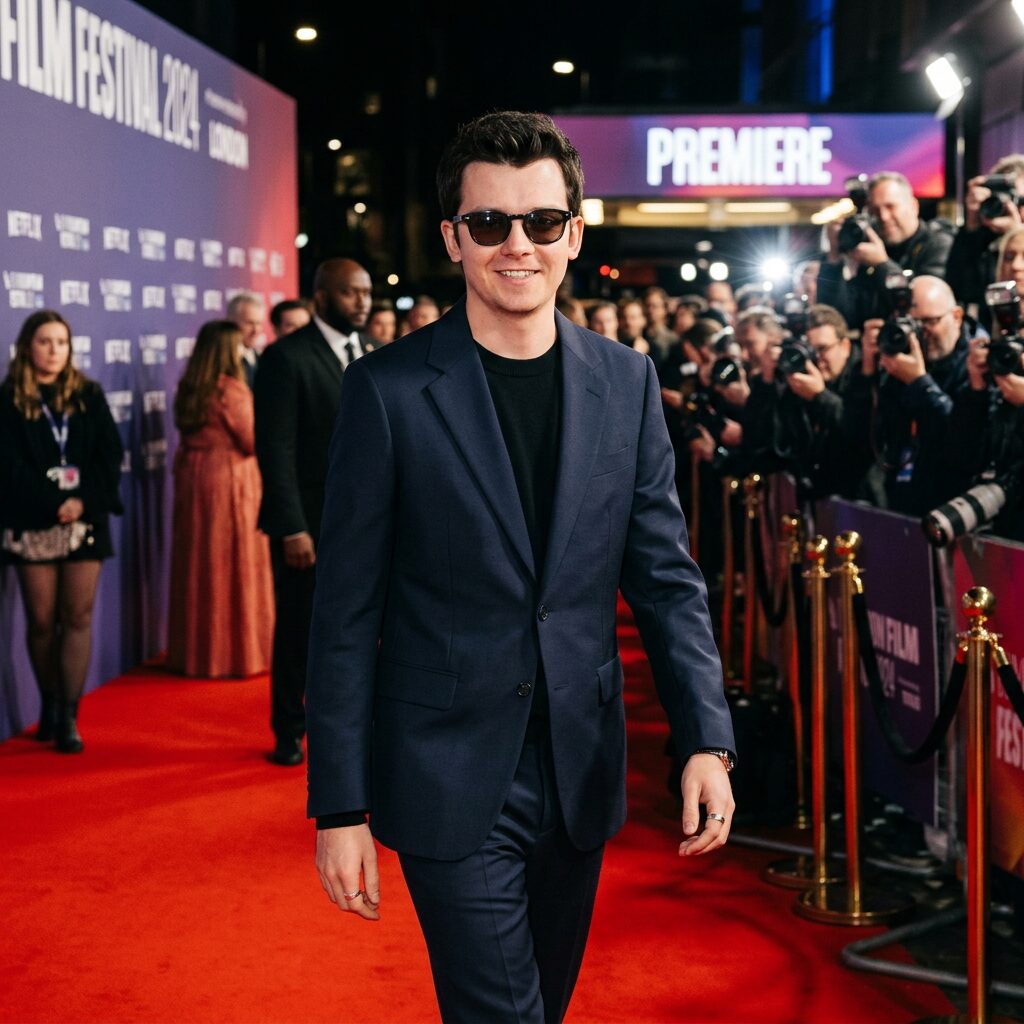 Asa Butterfield sunglasses