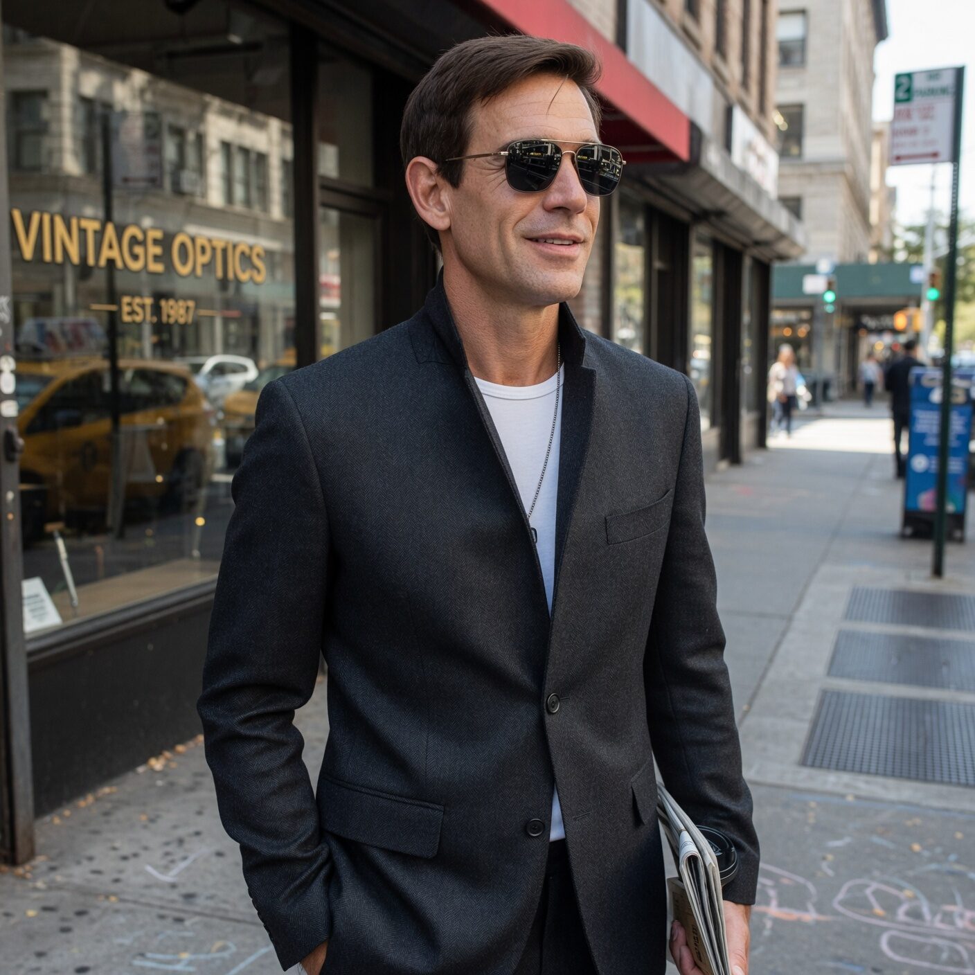 Christopher Gorham with sunglasses