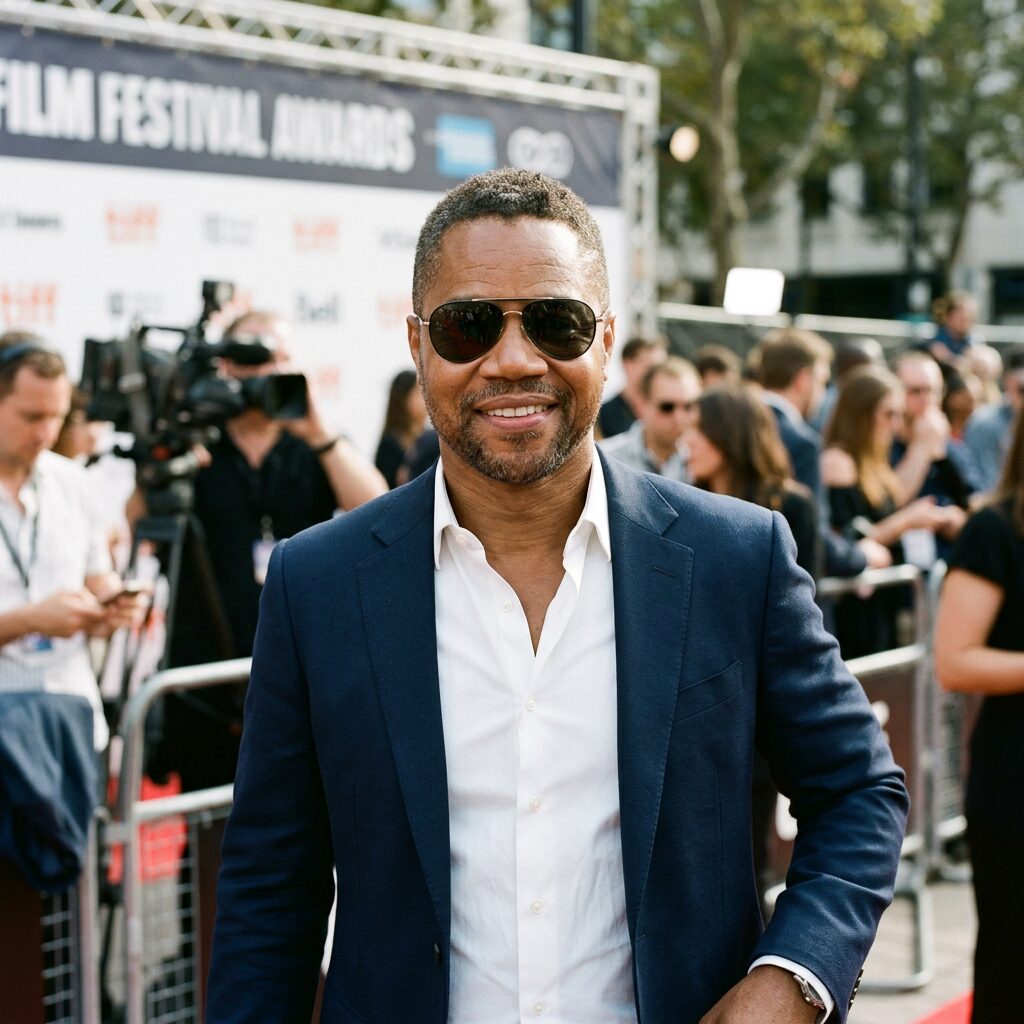 Cuba Gooding Jr. with sunglasses
