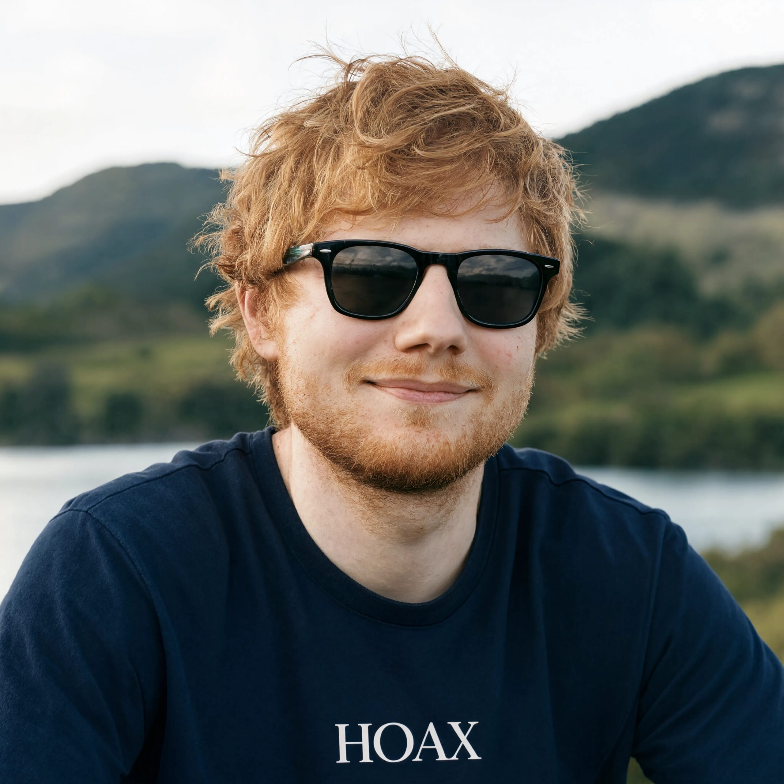 Ed Sheeran with sunglasses