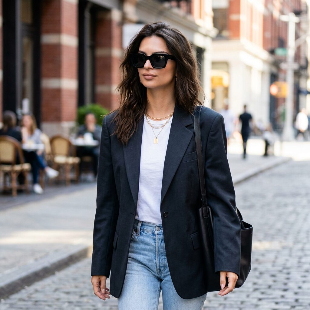 Emily Ratajkowski with sunglasses
