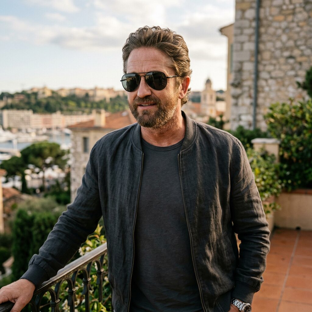 Gerard Butler with sunglasses