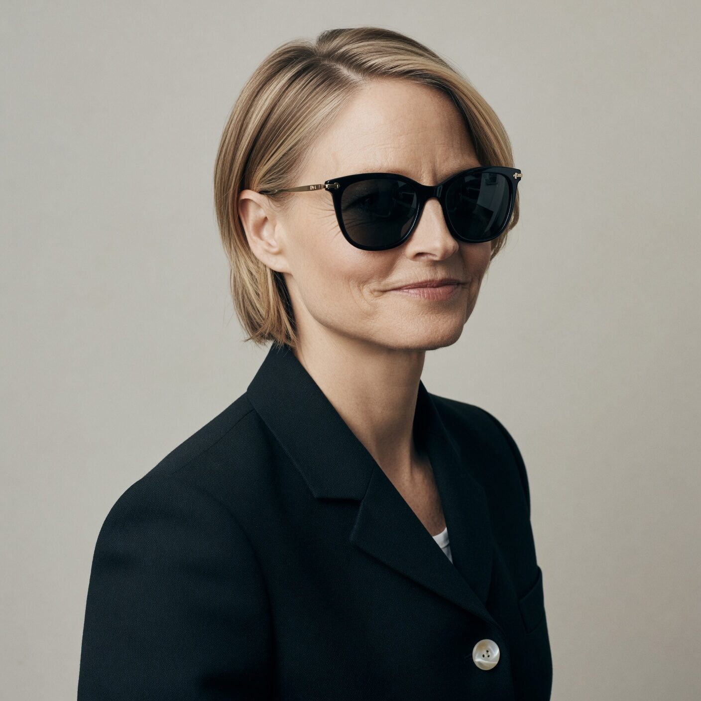 Jodie Foster with sunglasses