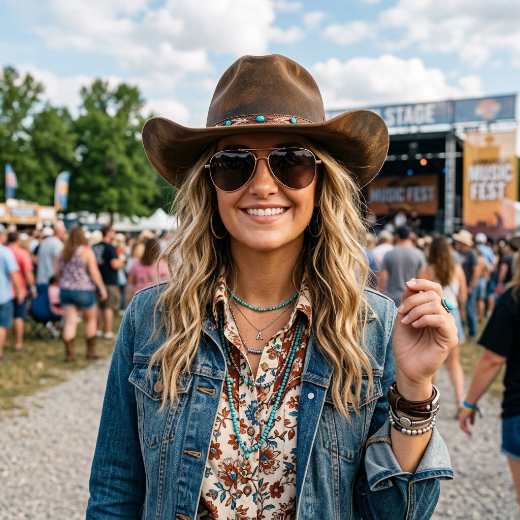 Lainey Wilson with sunglasses