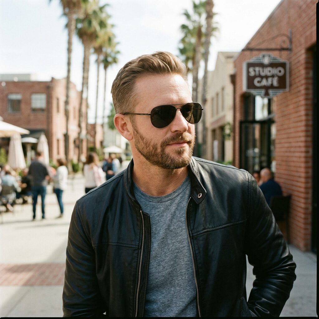 Matt Funke with sunglasses