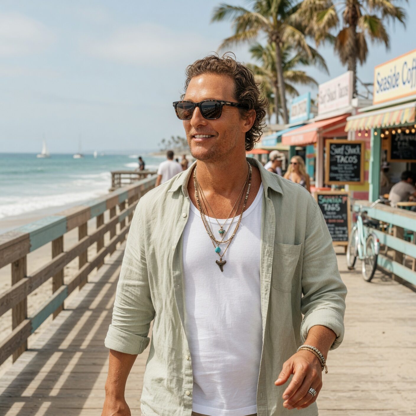 Matthew McConaughey with sunglasses