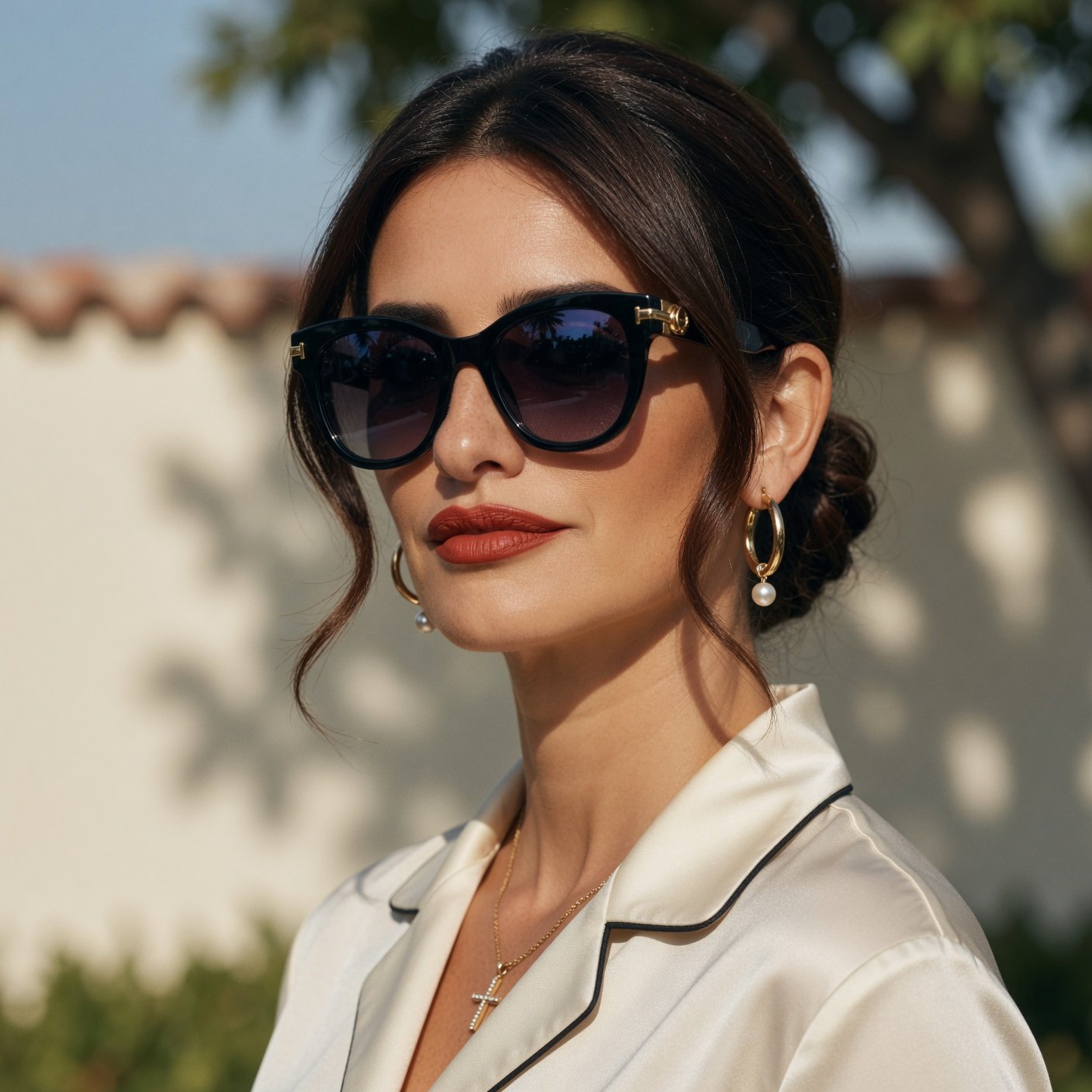 Penélope Cruz with sunglasses