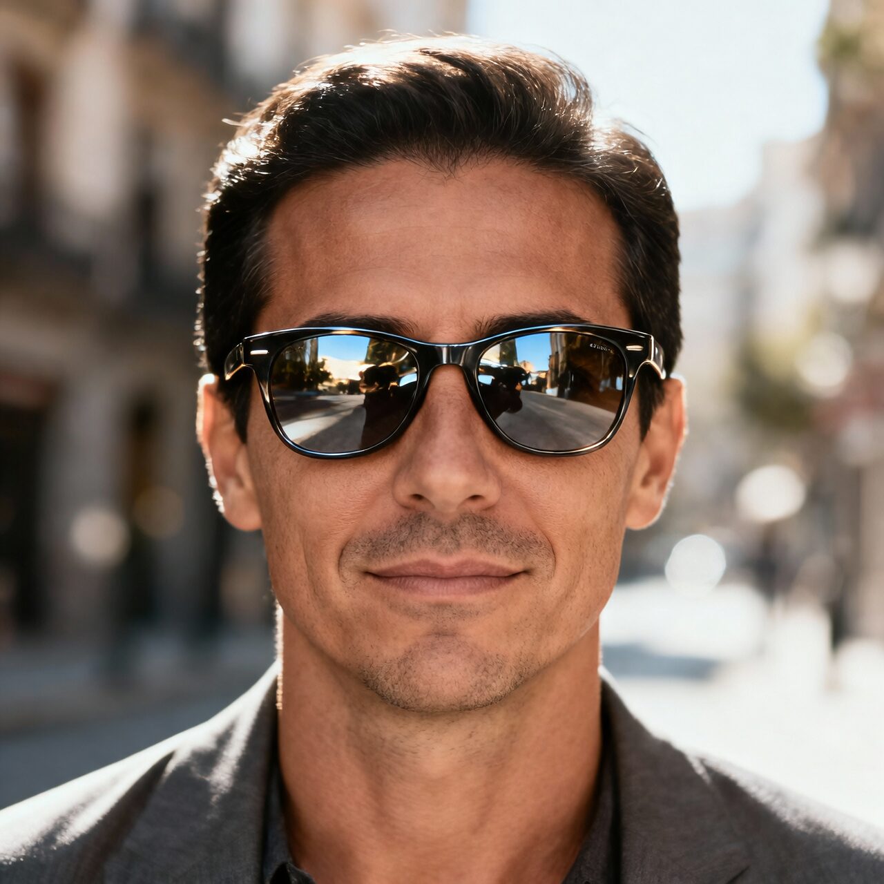 Ramón Rodríguez with sunglasses