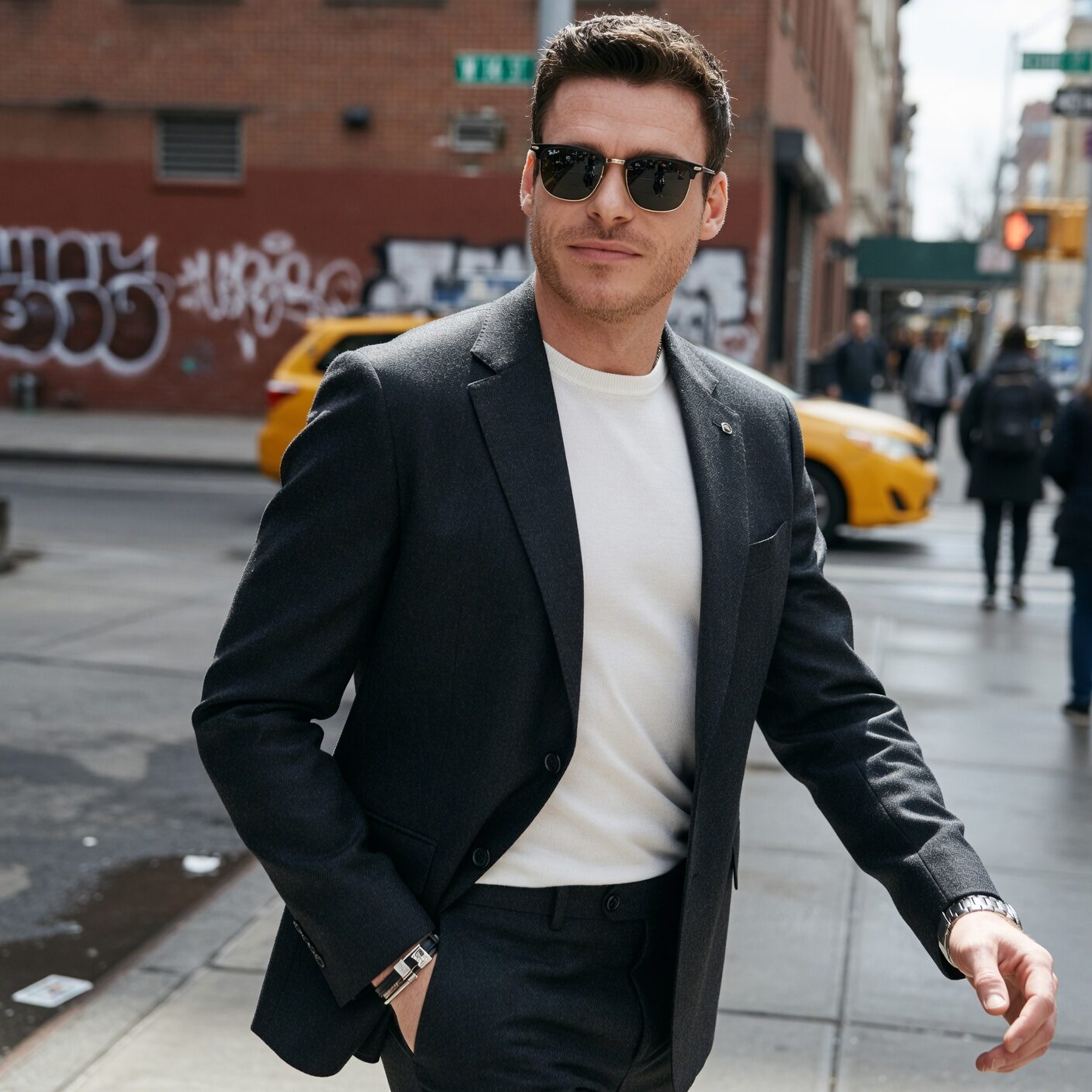 Richard Madden with sunglasses