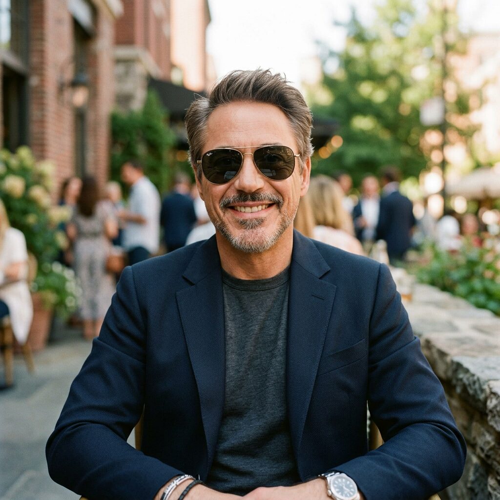 Robert Downey Jr wih sunglasses