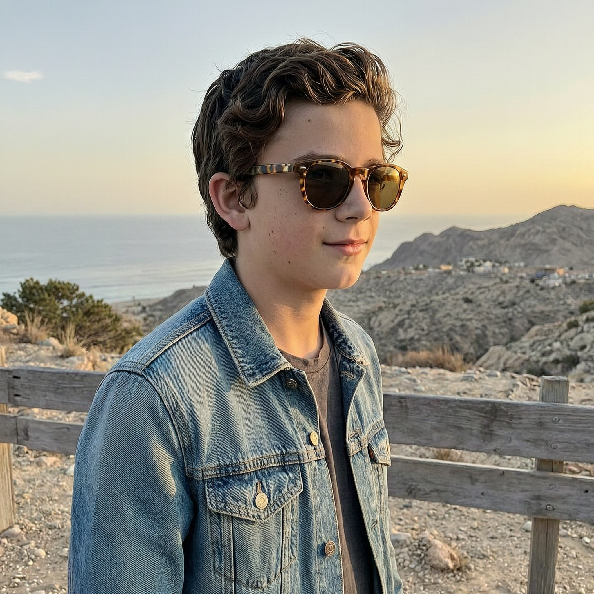 Tye Sheridan with Sunglasses