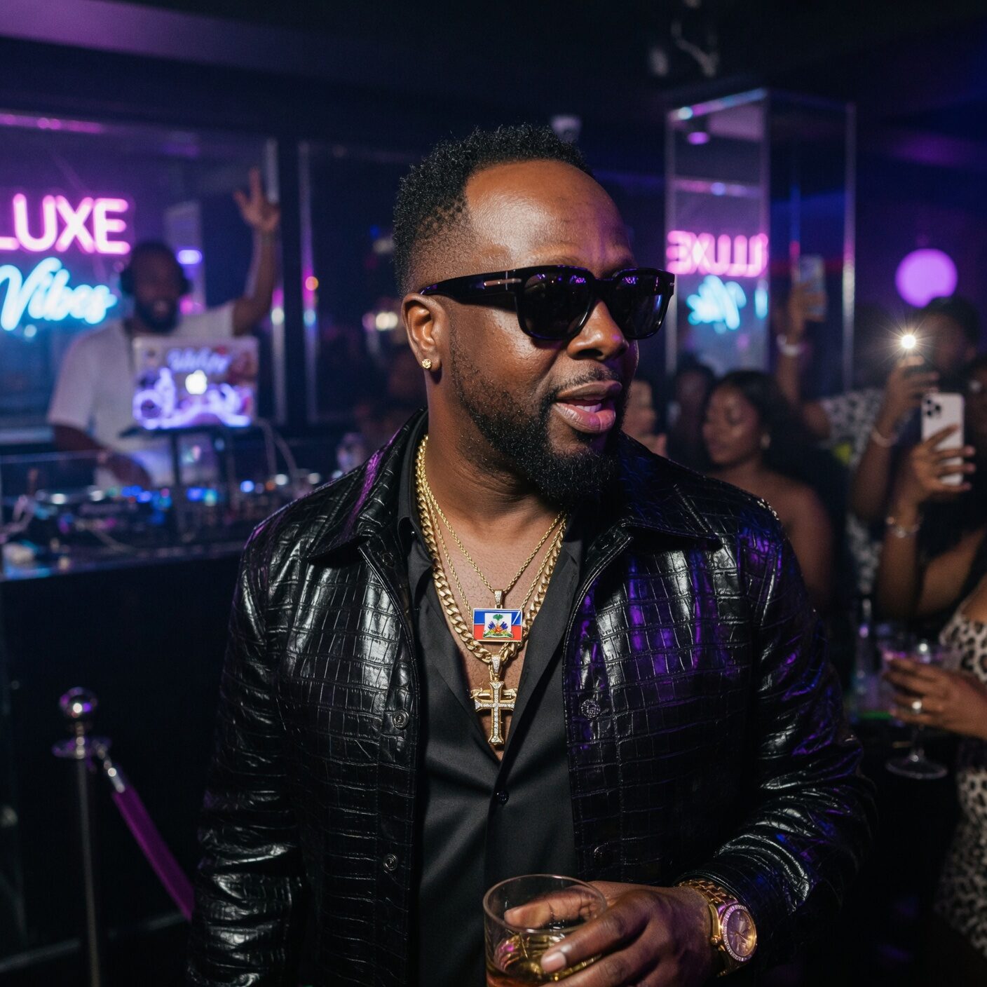 Wyclef Jean with sunglasses