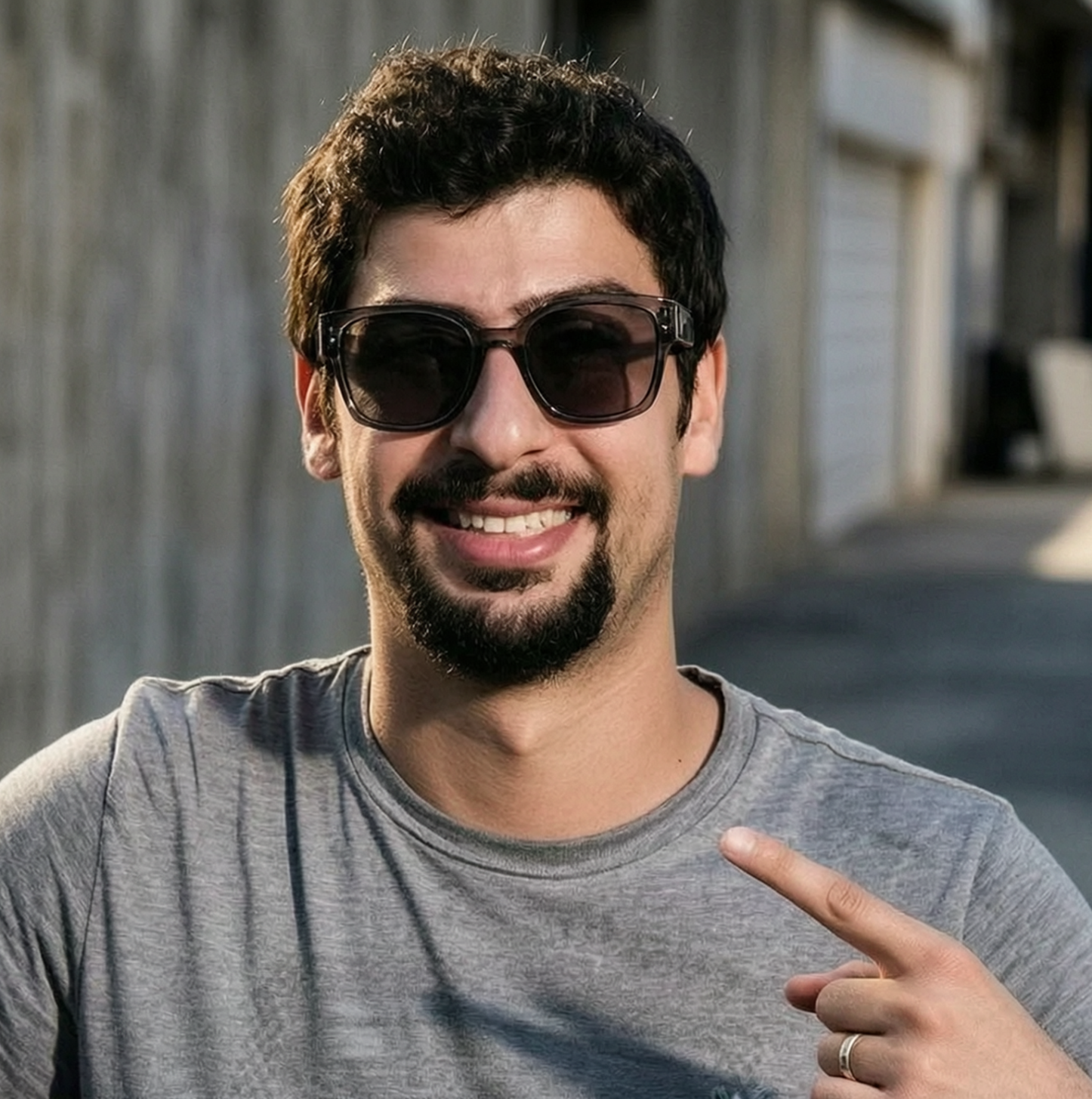 Ahmad Daham sunglasses