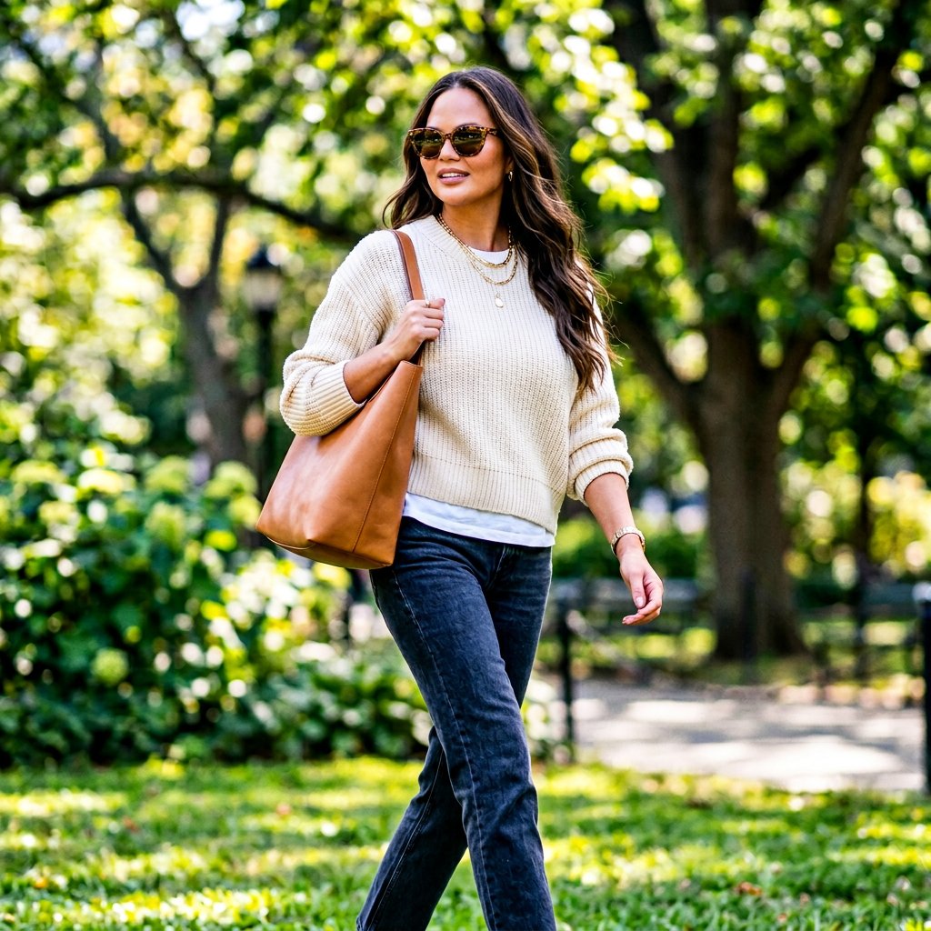 Chrissy Teigen with sunglasses