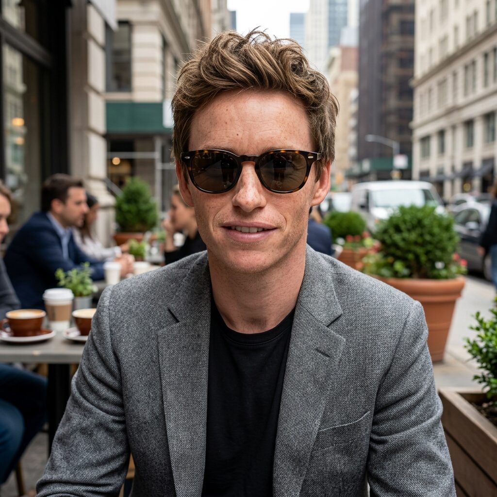 Eddie Redmayne sunglasses