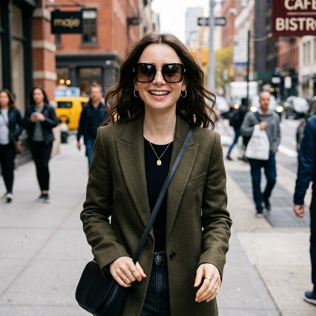 Lily Collins sunglasses