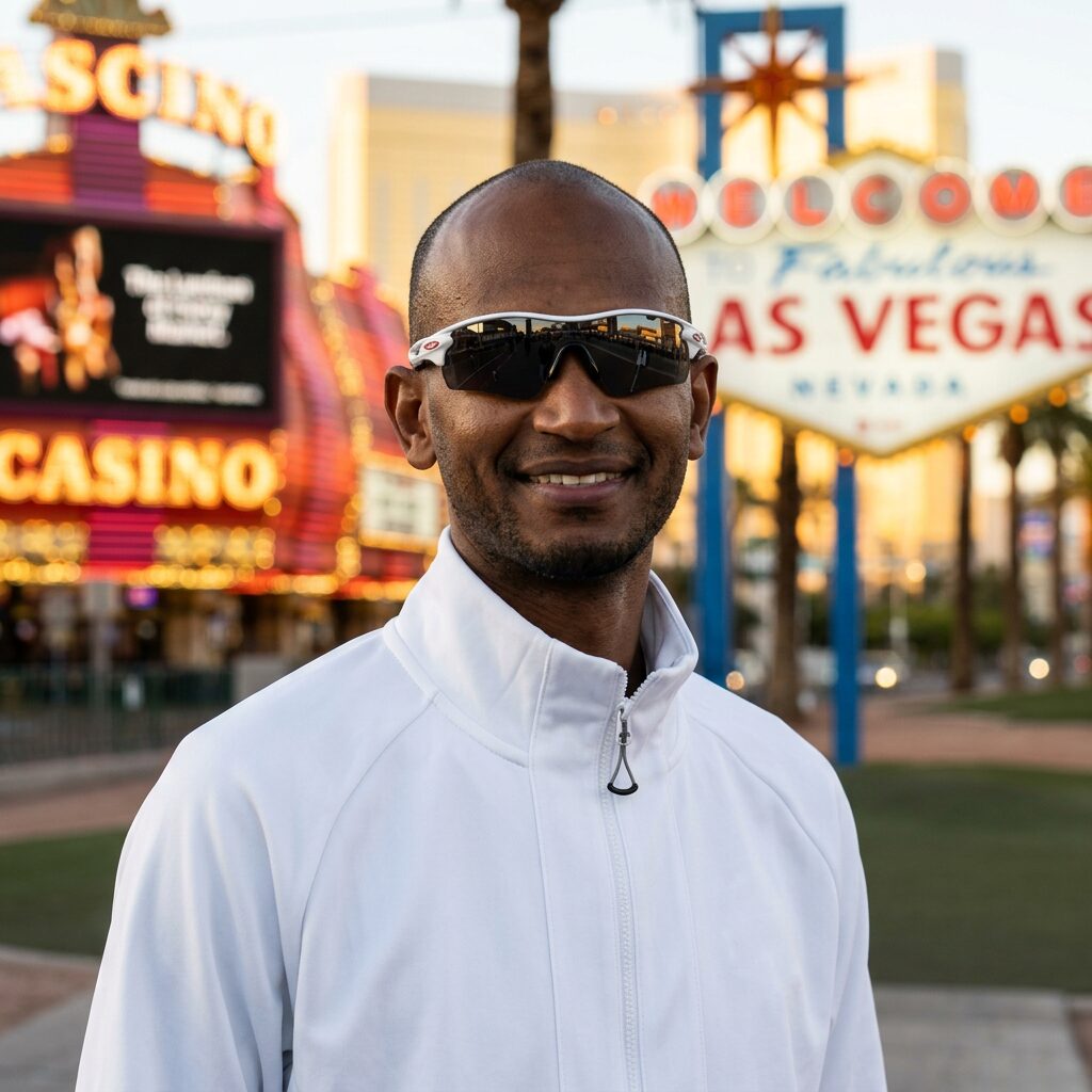 Mutaz Barshim sunglasses