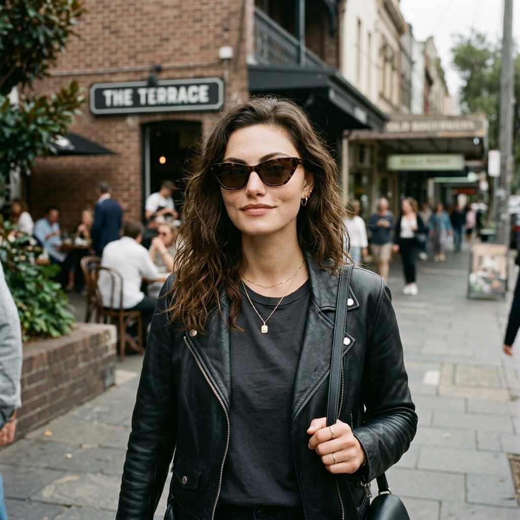 Phoebe Tonkin sunglasses