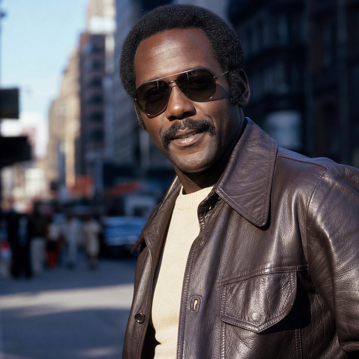 Richard Roundtree sunglasses