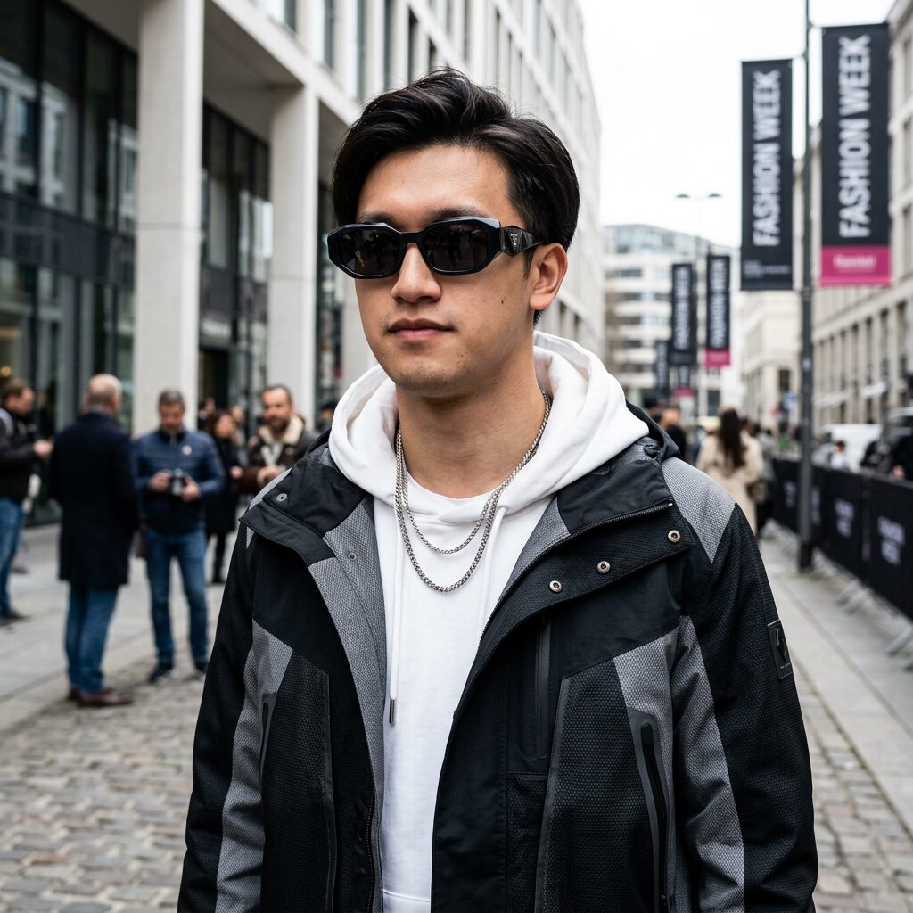Zhou Guanyu sunglasses
