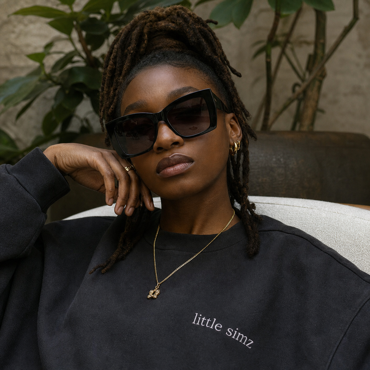 Little Simz sunglasses